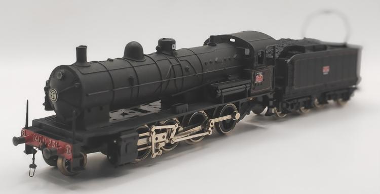 LOCOMOTIVE VAPEUR 140 C 231 SNCF MANTES