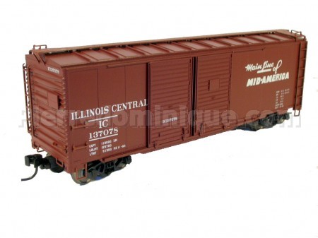 WAGON COUVERT MAIN LINE OF MID AMERICA ILINOIS CENTRAL