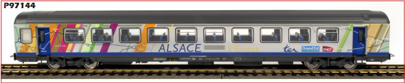 SET DE 2 VOITURES VOYAGEURS CORAIL ALSACE SNCF