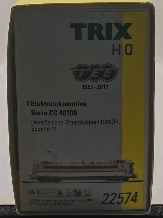 *SOLDES* - LOCOMOTIVE ELECTRIQUE CC 40109 TEE SNCF - DIGITAL SOUND