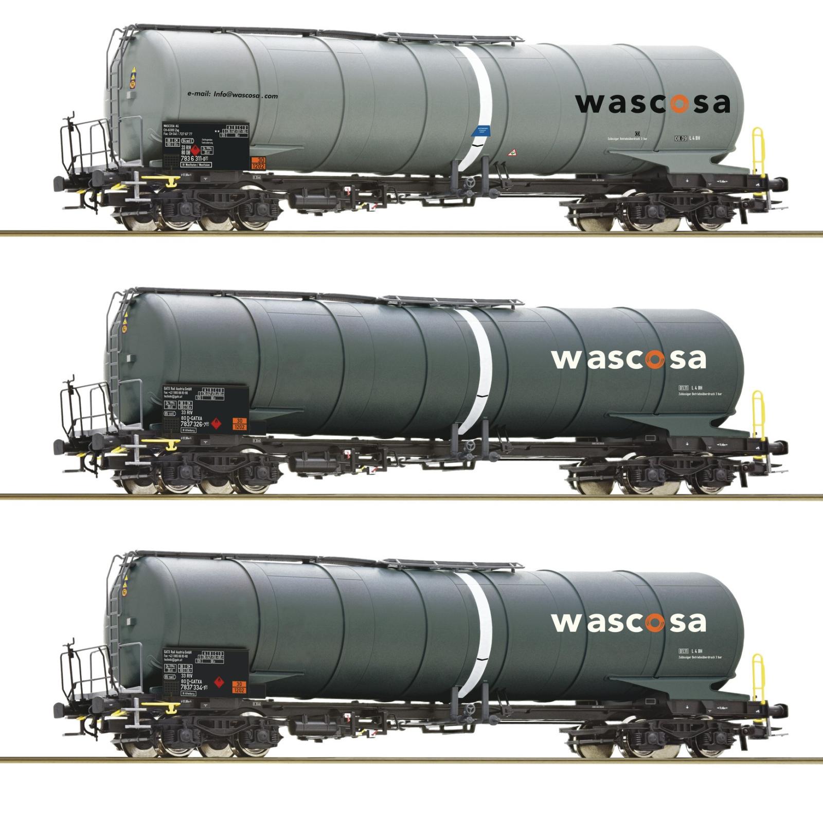 Wagon-citerne Jouef Wascosa SBB - Coffret La Passion Des Trains, échelle HO 1/87
