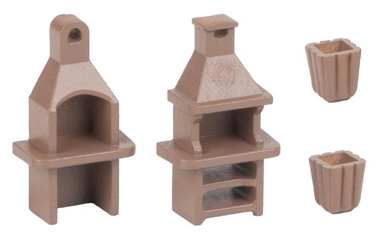 2x BARBECUES DE JARDIN