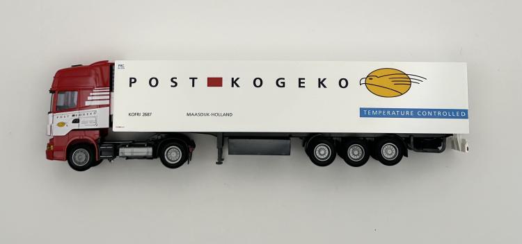 TRACTEUR SCANIA SEMI REMORQUE POST KOGEKO