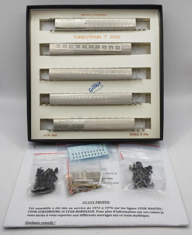 KIT A MONTER RAME TURBO TRAIN RTG T2000