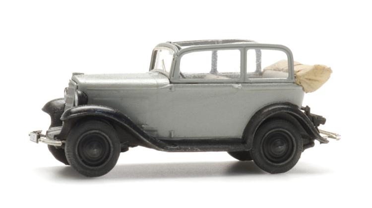 OPEL P4 CAPOTE BAISSÉ, GRIS
