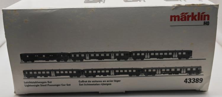 COFFRET DE VOITURES VOYAGEUR EN ACIER LEGER - BOITE DEFRAICHIE