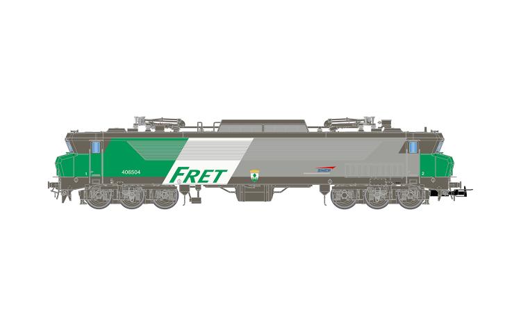LOCOMOTIVE ELECTRIQUE CC 6504 VITRY SUR SEINE FRET SNCF - DIGITAL SOUND