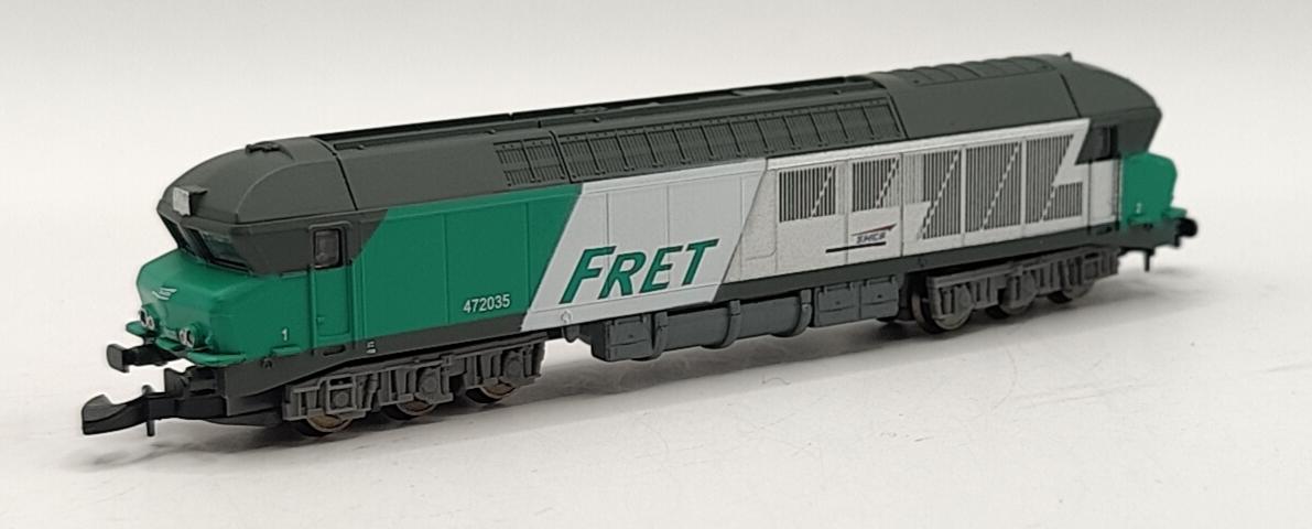 Locomotive AZAR Models CC 72035 SNCF Livrée FRET - échelle Z - Numérique - Neuve