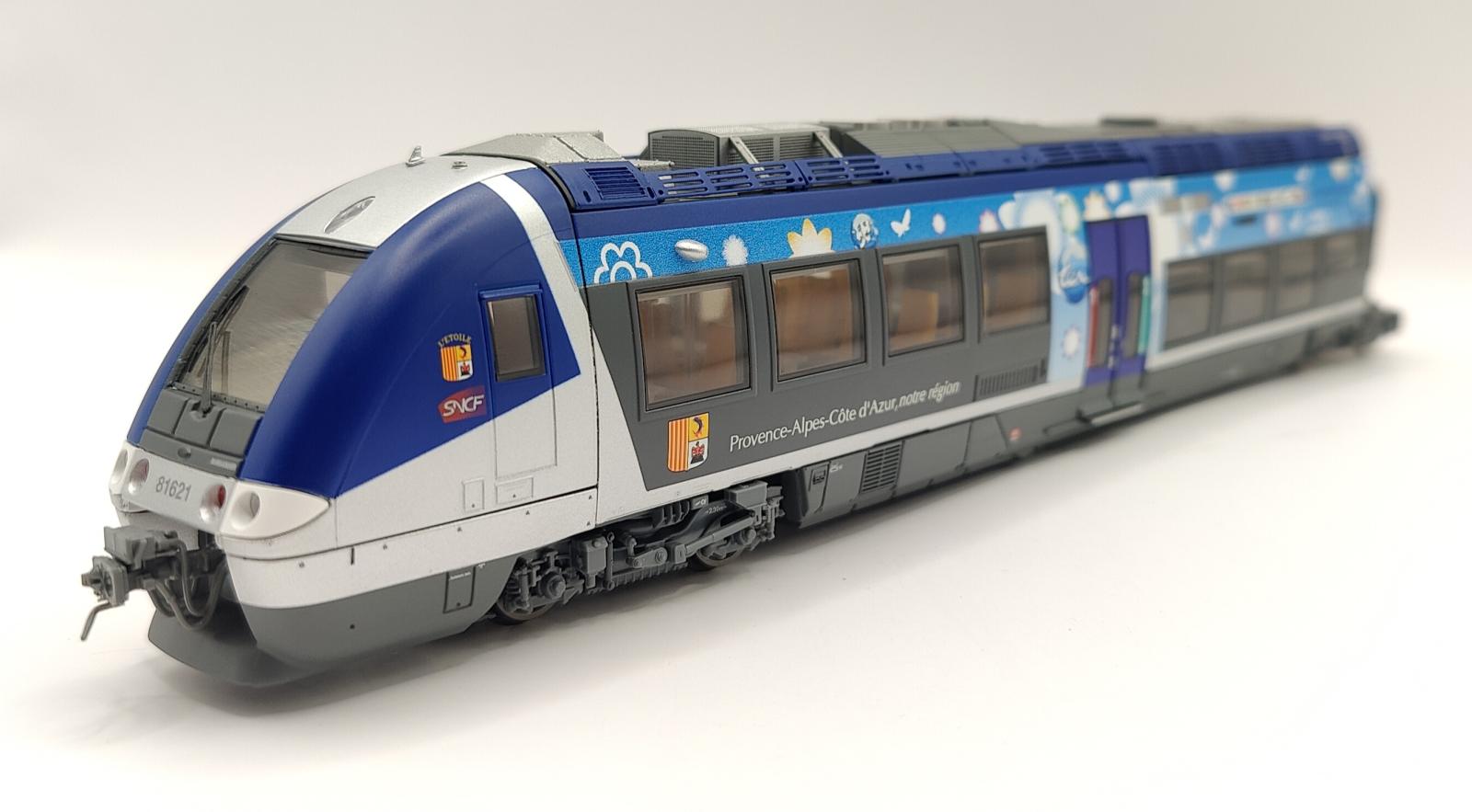 AGC X 76743/744 3 Caisses Livrée Metrolor, Vallée De La Sarre Sncf Ep Vi