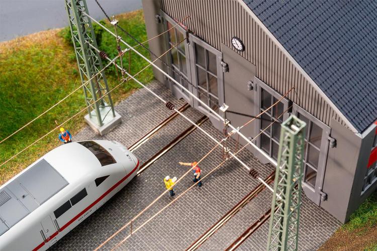 REMISE pour LOCOMOTIVE ELECTRIQUE A 2 NIVEAUX