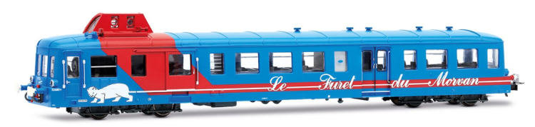 AUTORAIL DIESEL X 3876 TRAIN TOURISTIQUE LE FURET DE MORVAN SNCF