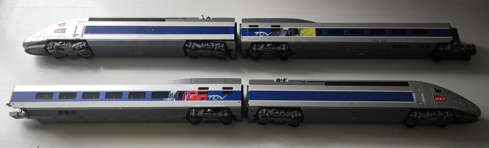 RAME DE 10 ELEMENTS TGV POS SNCF