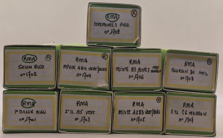 RAME COMPLETE DE 9 ELEMENTS NORD A 2 ESSIEUX