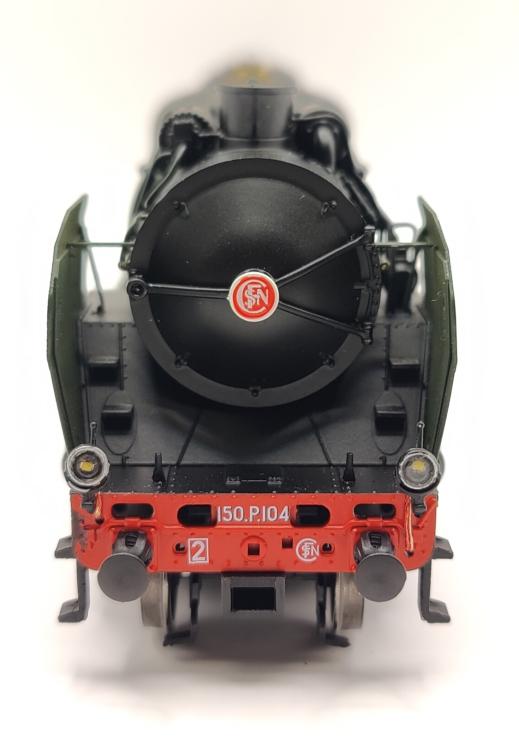 LOCOMOTIVE A VAPEUR 2-150 P 104 TENDER 34 P 350 – NORD – SOMAIN - ANALOGIQUE