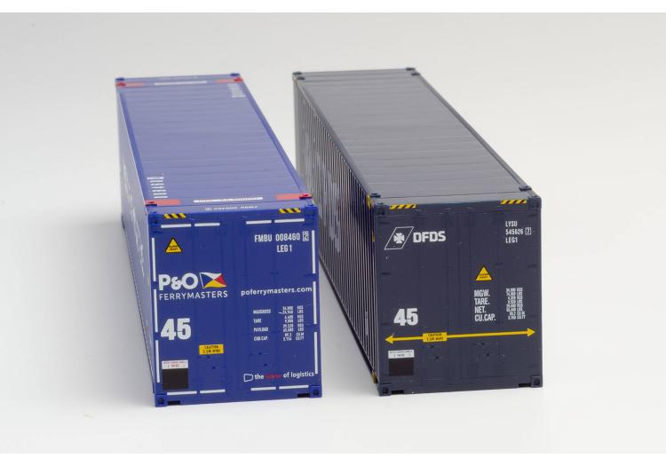 SET DE 2 CONTAINERS DE 45 PIEDS PO FERRYMASTER / DFDS