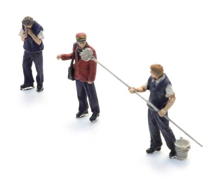 CONDUCTEURS DE TRAINS HOLLANDAIS (3X)