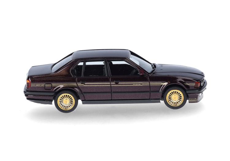 BERLINE SPORTIVE BMW-ALPINA B 11 3.5 LITRES 4 PORTES ROUGE BORDEAUX INTERIEUR NOIR DE 1987-97