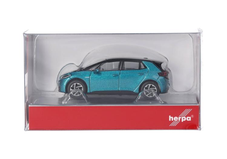 BERLINE VOLKSWAGEN ID 3 TURQUOISE MAKENA METALLISE TOIT NOIR