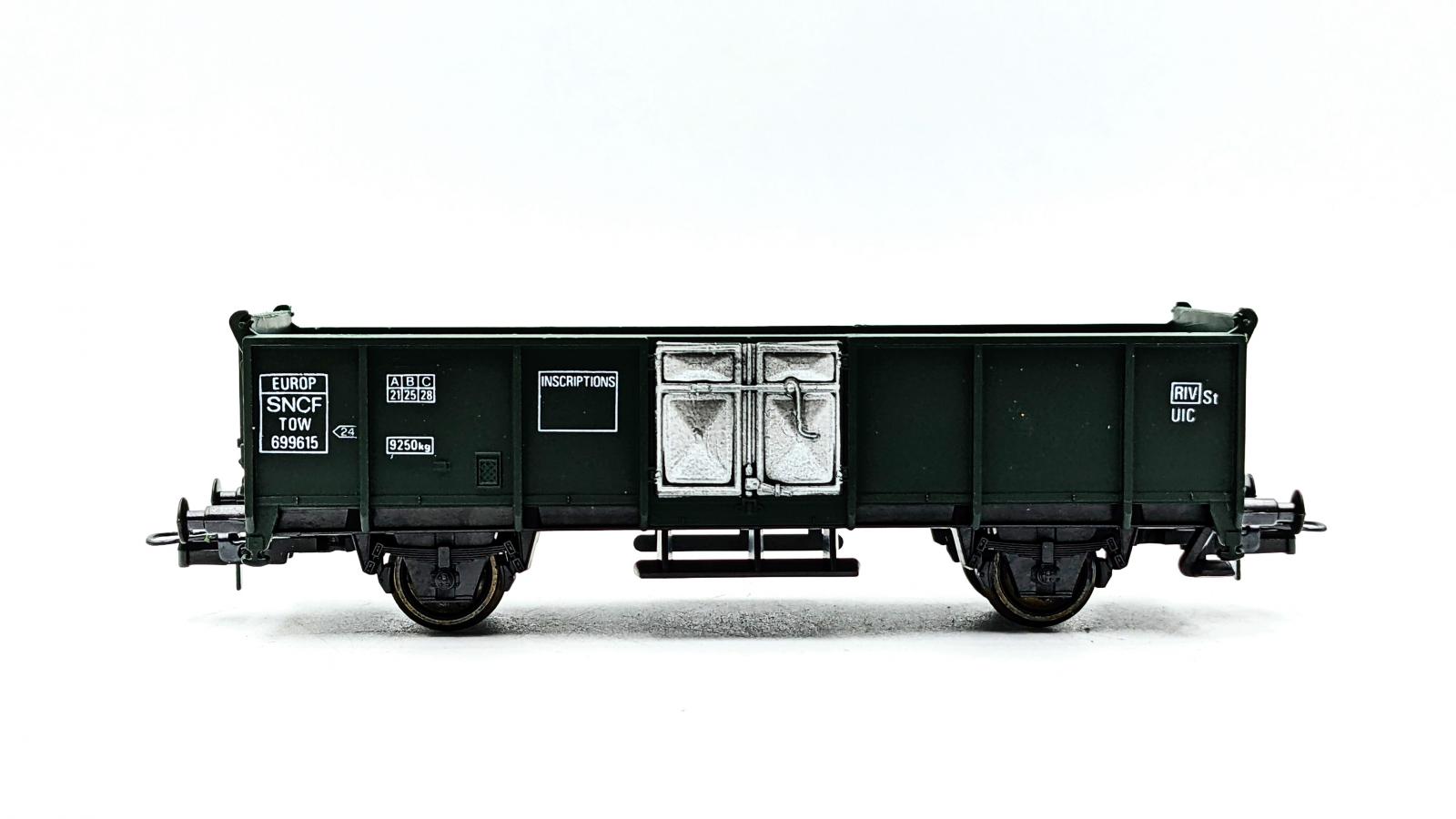 JOUEF HO WAGON Tombereau Jouef Sncf Train Electrique 6230 B Marron EUR