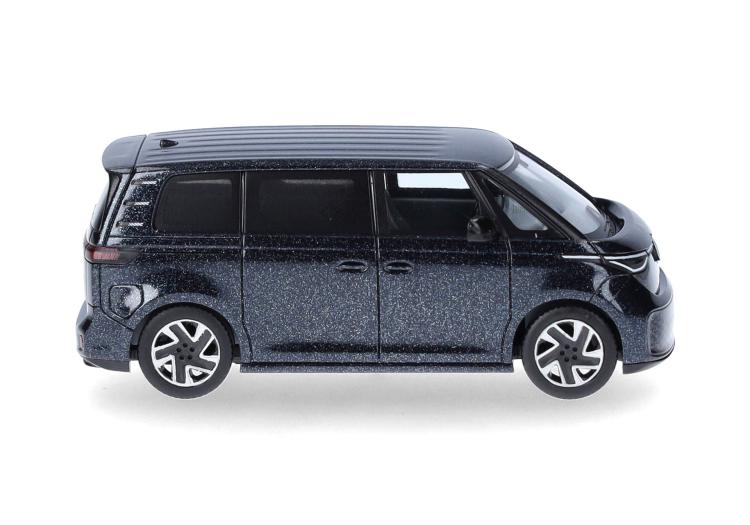 MINIBUS VOLKSWAGEN VW ID BUZZ 5 PORTES BLEU METTALISE STARLIGHT INTERIEUR GRIS