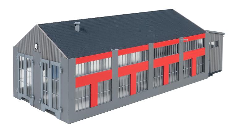 REMISE pour LOCOMOTIVE ELECTRIQUE A 2 NIVEAUX