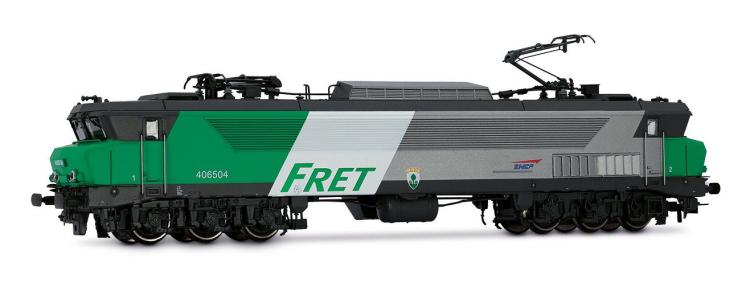 LOCOMOTIVE ELECTRIQUE CC 6504 VITRY SUR SEINE FRET SNCF - DIGITAL SOUND