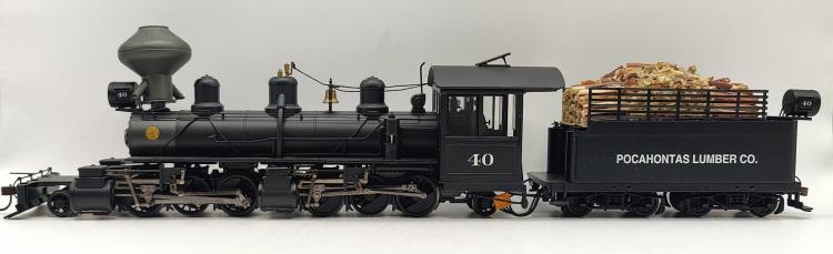 LOCOMOTIVE A VAPEUR ON30 2-6-6-2 POCAHONTAS LUMBER 40 - DIGITAL SOUND