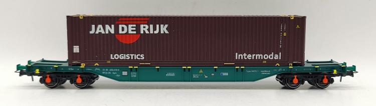 WAGON PLAT SGNS + CONTAINER JAN DE RIJK LOGISTICS - LINEAS