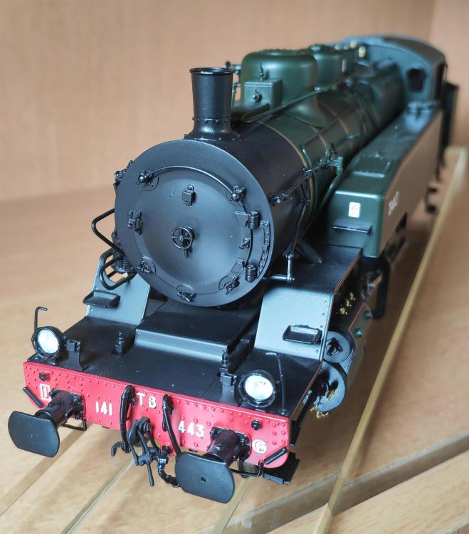 LOCOMOTIVE VAPEUR 141 TB 443 SNCF (DEPOT VENTE)